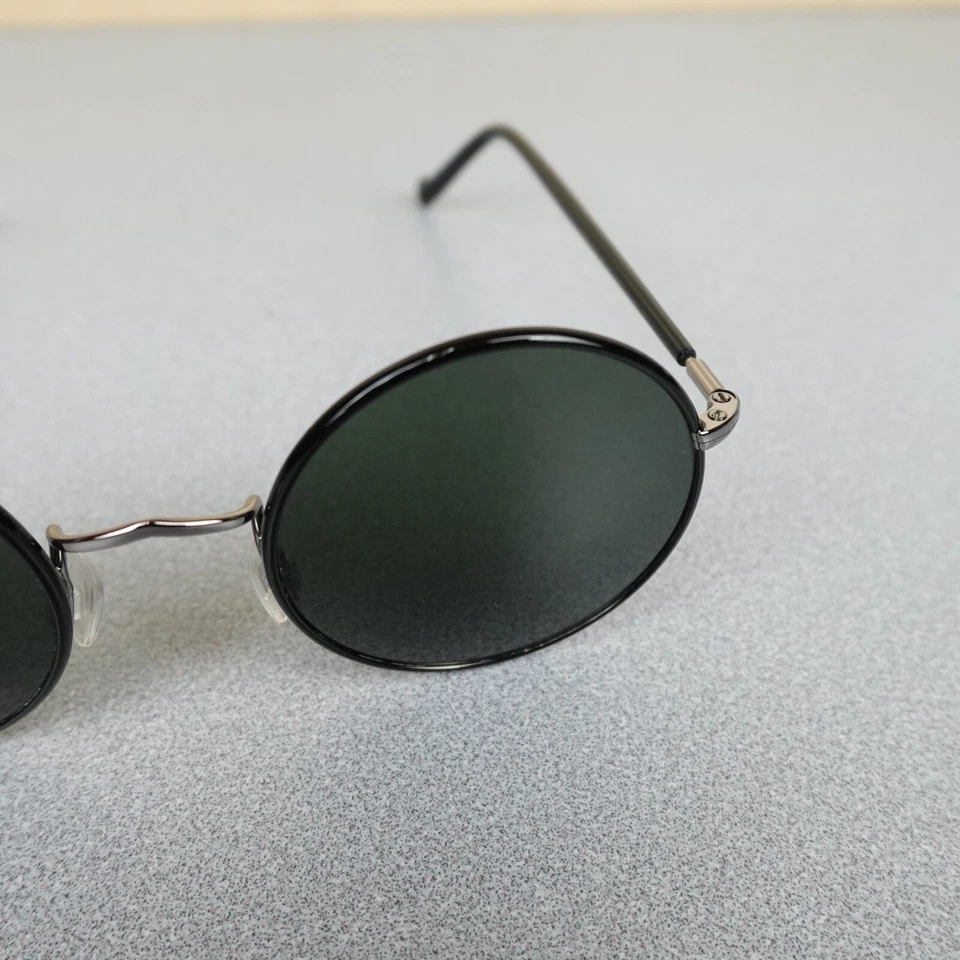 Gafas de sol Moscot Originals Eisen para mujer 48-21-145 negras/metal ozzy redondas Foto 4 de 4