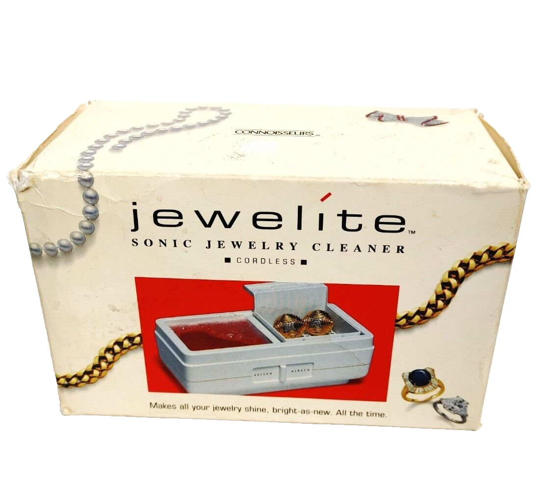Connoisseurs Jewelite Sonic Jewelry Cleaner In Original Box Model 305 | eBay