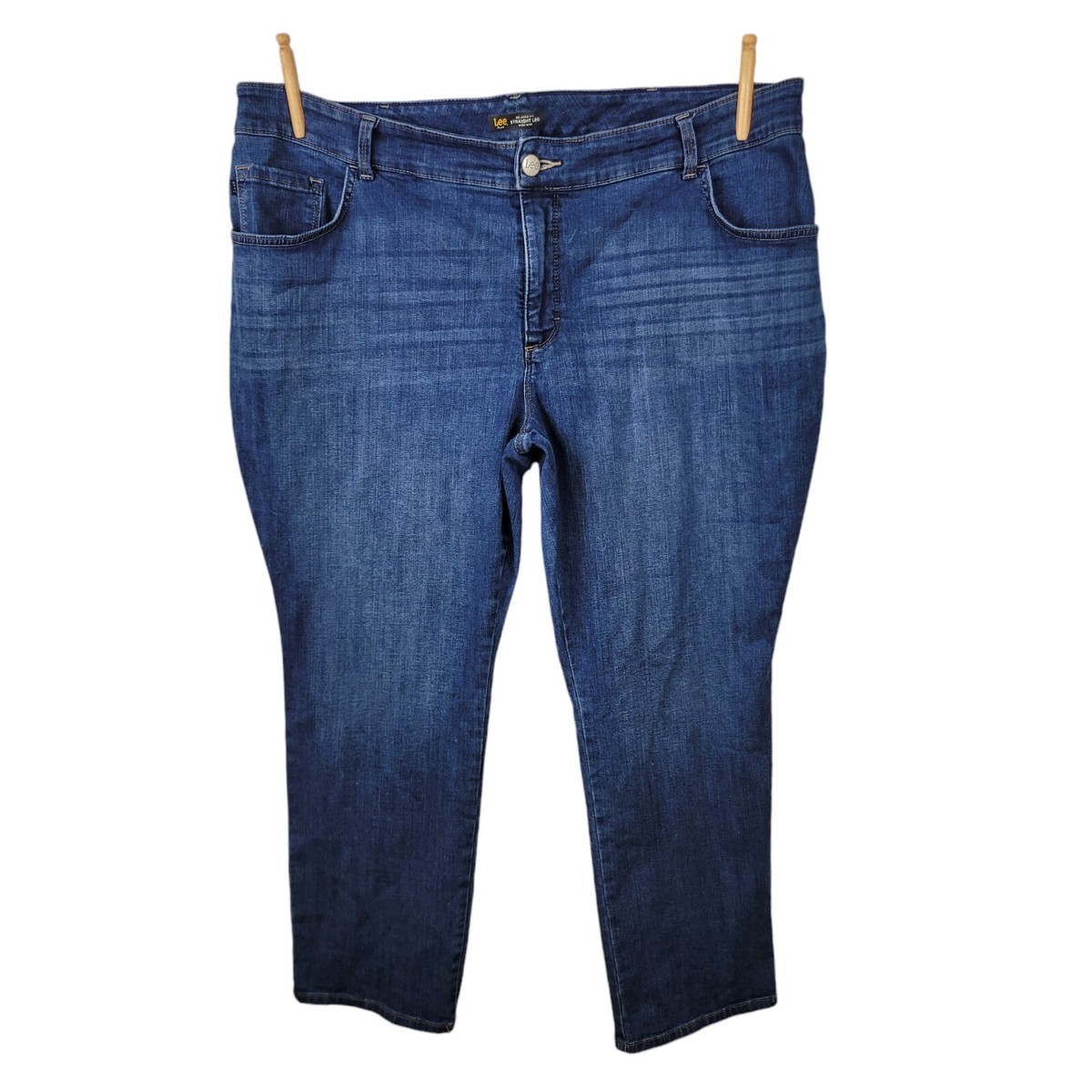 Straight Leg Lee Jeans Plus Lee Jeans Plus Size 24W Petite Denim