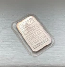 FRACTIONAL 1/2oz Johnson Matthey Toned 999 Silver Bar Vintage #015546