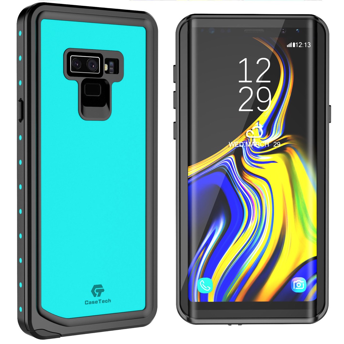 For Samsung Galaxy Note 9 Life Waterproof Shockproof Case with