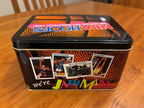 1991-1992 NBA HOOPS BASKETBALL CARD SET (NM) inside COLLECTIBLE, RARE TIN! - Bild 2 von 5
