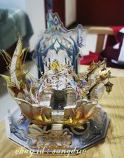 Elf's Carriage Puzzle 3D three-dimensional metal assembly model with Lights