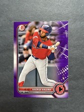 2022 Bowman Draft Paper Base Purple Parallel #BD-53 George Valera /250 Guardians