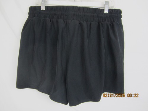 Kona Sol Women's High Waist Quick Dry Swim Board Shorts Black XL - Picture 3 of 12