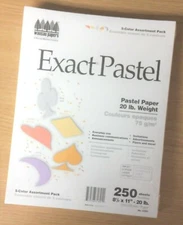 Wausau Exact Pastel (8½ × 11) 5-Color Assorted Paper (20lb.) Pack of 250 - New