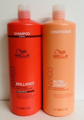 Wella Professionals ~ Invigo Brilliance Shampoo & Conditioner w/ Lime Caviar