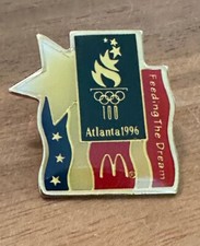 Atlanta 1996 McDonalds USA Flag Feeding the Dream Olympic Pin