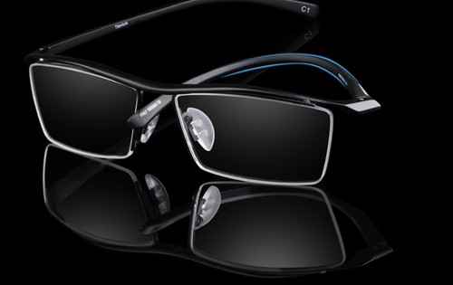 Agstum Pure Titanium Mens Nickle Free Half Rim TR90 Eyeglasses Frames Optical - Picture 7 of 18
