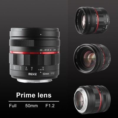 Meike 50mm F1.2  Full Frame Large Aperture Manual Focus for Canon EOS EF Mount 