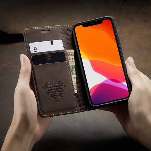 Funda de cuero abatible con soporte para iPhone 7 8 SE 12 13 14 15 Plus Pro Max - Imagen 6 de 15