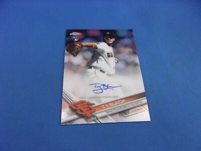 Topps Chrome 2017 RC Rookie Autograph AUTO Ty Blach