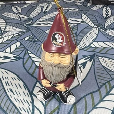 Florida State Seminoles Gnome Christmas Tree Ornament BRAND NEW Football