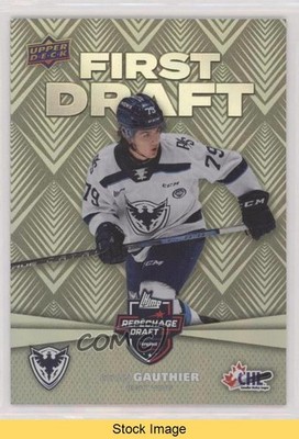 2021-22 Upper Deck CHL First Draft Ethan Gauthier #FD-3 READ 0s9c