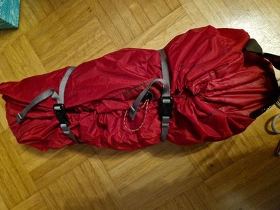 MSR Hubba NX Gear Shed Superleichtes freistehendes Einpersonenzelt Rot