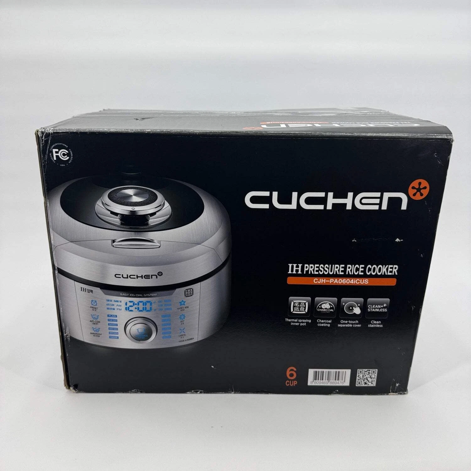 New Cuchen IH Pressure Rice Cooker 6 Cup CJH-PA0604ICUS