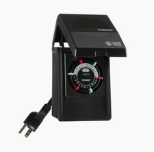 Indoor/Outdoor 15-Amp Plug-in Heavy Duty Mechanical Timer 24-Hour Programming