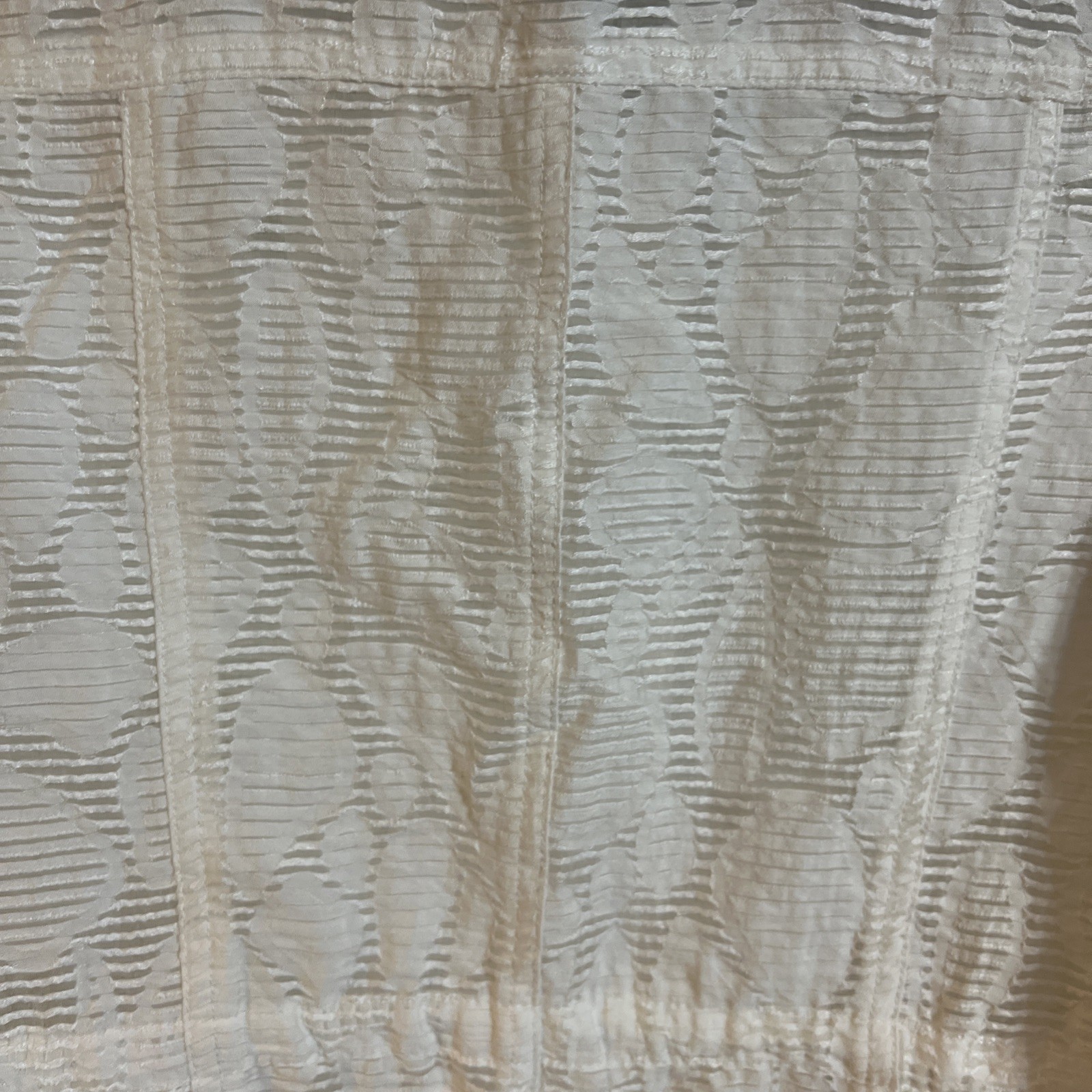 Patchington Jacket White See Through Small - image 7