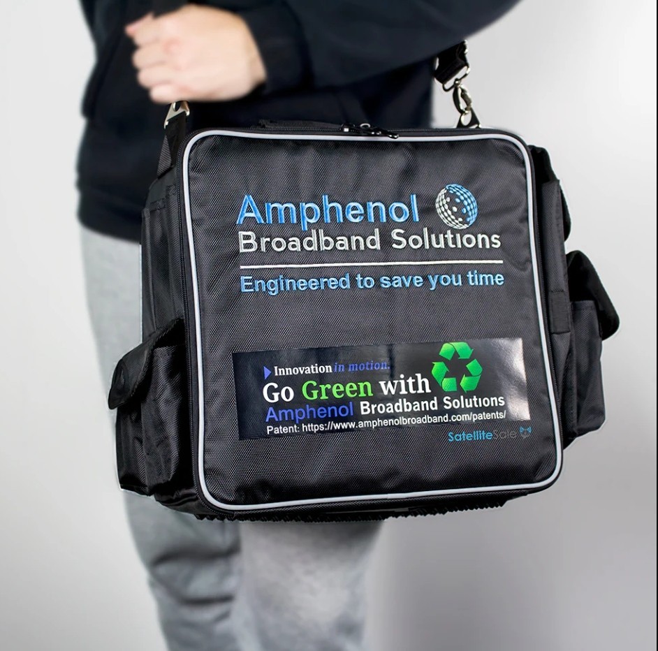SatelliteSale Kit of Amphenol&rsquo;s Innovative and Sustainable Tech Service Bag Reel