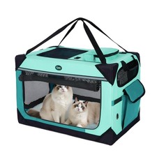 Extra Large Cat Carrier for 2 Cats Small Dogs, 24 Inches Collapsible Soft Dog...