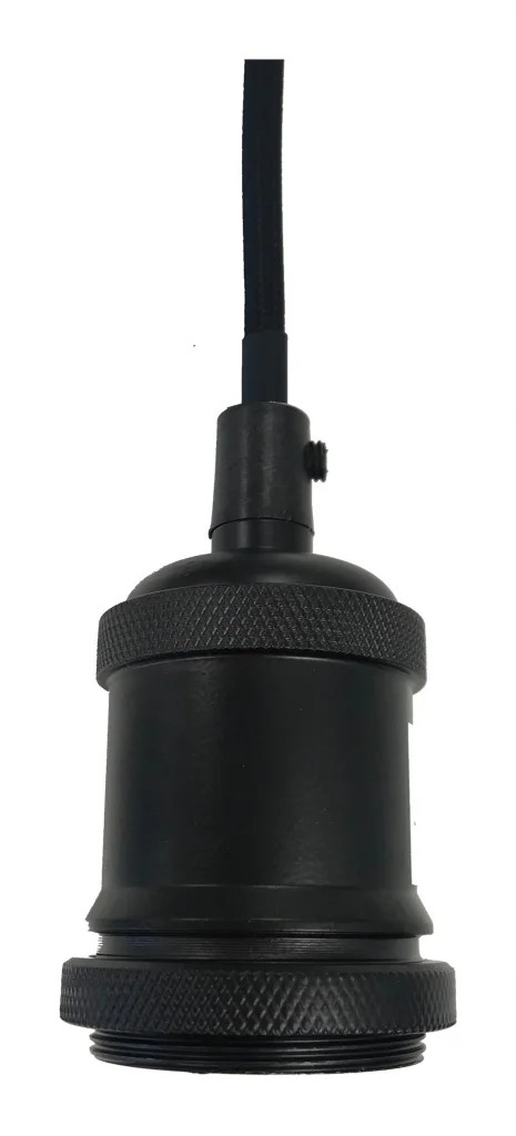 Ceiling Light Black Cable Set Pendant Matt 60w Max ES E27 Req. Searchlight