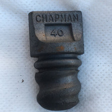 Chapman Leeds old antique vintage soda ginger beer bottle top screw stopper