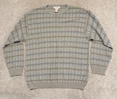 ERMENEGILDO ZEGNA size XL/54 Made in Italy Long Sleeve Lightweight Sweater