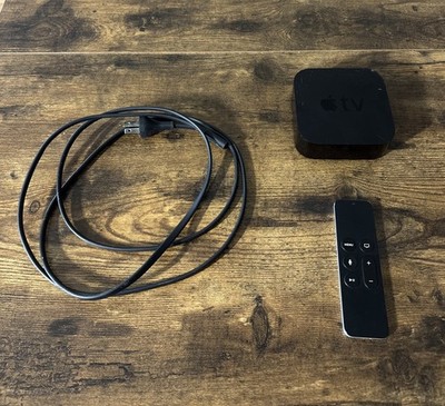 Apple TV 4K HD 1st Generation with Power Cable and Remote