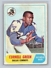 1968 Topps Football CORNELL GREEN #216
