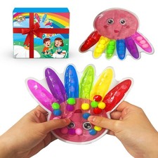 Color Sorting Toys for Toddlers, Fine Motor Skills Sensory Toys, Montessori L...