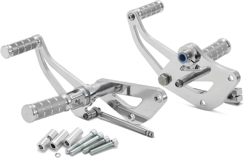 Cruiser Forward Controls for Suzuki VL800 M50 C50 Aluminum 3.15 Inch Silver - Afbeelding 6 van 9