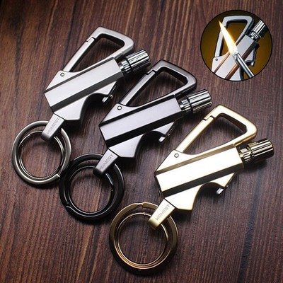 Permanent Match Infinity Lighter w/ Multitool Keychain Bottle Opener for Men