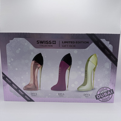 DIVA Gift Box by Swiss Collection Eau De Toilette Spray Women 100ml Made in UAE