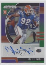 2020 Prizm Draft Picks Rookies Purple & Green /199 Jabari Zuniga #210 Auto 07gz
