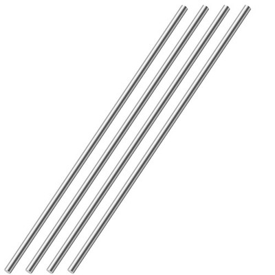 Stainless Steel Rods Pack 4 5mm x 300mm Model Car Airplane DIY Crafts Stainle...