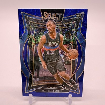 #/249!  2024-25 Panini Select RON HOLLAND II RC Concourse Pistons Rookie #74