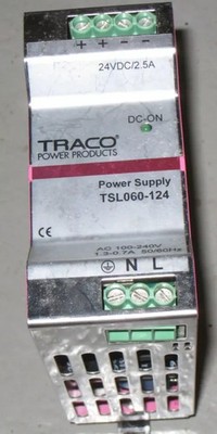 zuverlässiges 24 Volt TRACO Schaltnetzteil TSL060-124, Anschluss 100...240 V~