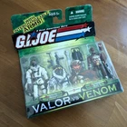 G.I. Joe Valor Vs Venom | Snow Wolf and Cobra B.A.T. Figure Set | Hasbro 2004