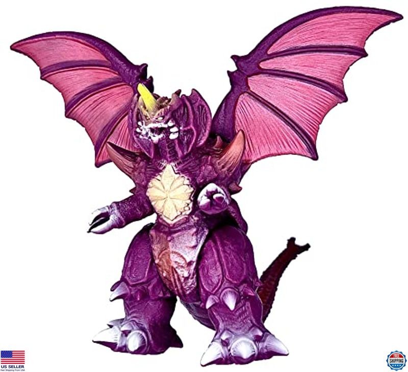 Destroyah vs Godzilla Action Figures, Movable Joints, Soft Vinyl, Travel Bag