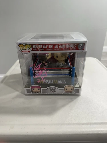 Funko Pop WWE Bret Hart & Shawn Michaels Vinyl Figures Set