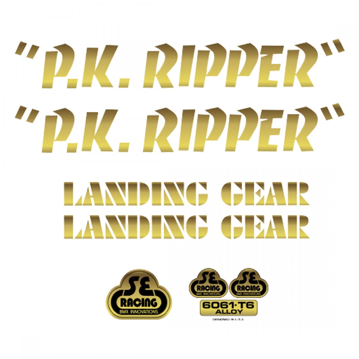 Набор наклеек Se Bikes PK Ripper PK Ripper Gold 5490₽