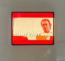 2026 Leaf Slideshow CLINT EASTWOOD Metal /25 Name On Screen Title Card SLIDE