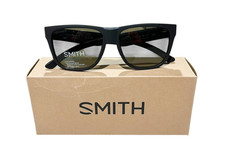 SMITH Lowdown 2 Sunglasses W/Chromapop Lenses Matte Black Gray Green Lens New