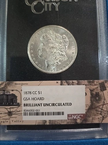 1878-CC Morgan GSA Hoard  NGC  BRILLIANT UNCIRCULATED