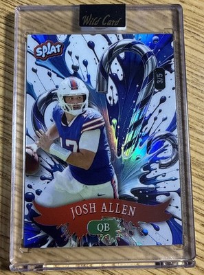2025 Wild Card Splat - Blue - Josh Allen Buffalo Bills Lava Foil /5