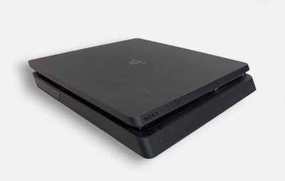 PlayStation 4 Slim 1-TB mit Kontroller, Strom-, HDMI-, und USB-Kabel