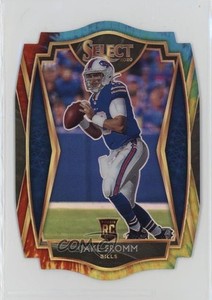 2020 Panini Select Premier Level Tie-Dye Prizm Die-Cut /25 Jake Fromm Rookie RC