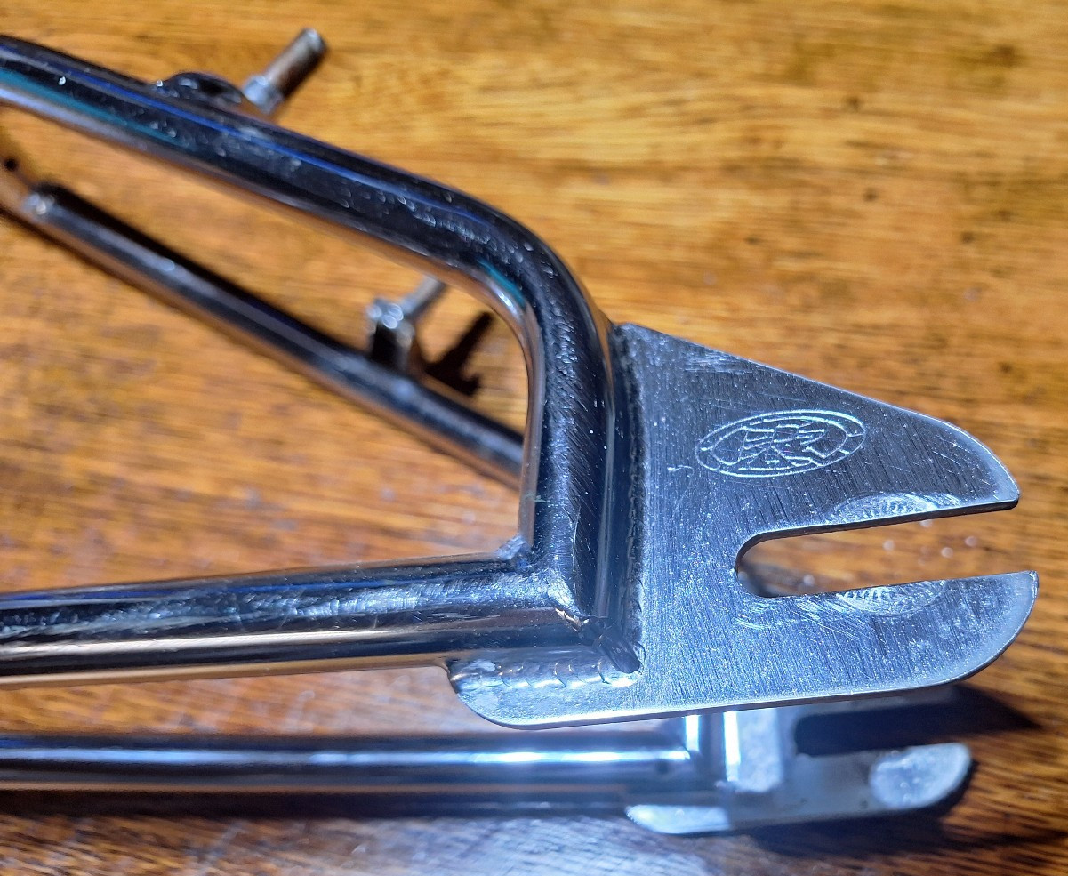 Vintage Chrome Robinson GT BMX Bike Frame 19.5 Top Tube (Dyno, Powerlite)