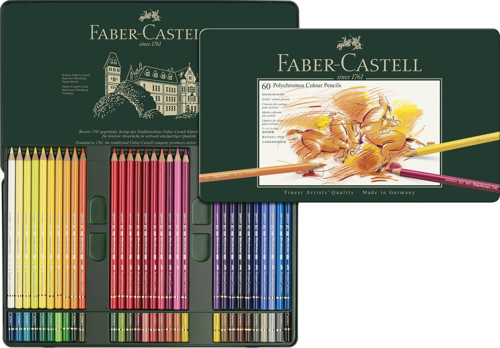 Set In Metal Tin 60 Pieces