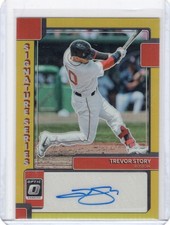 2022 Panini Donruss Optic Gold Signature Series /10 - Trevor Story #SIGS-TR